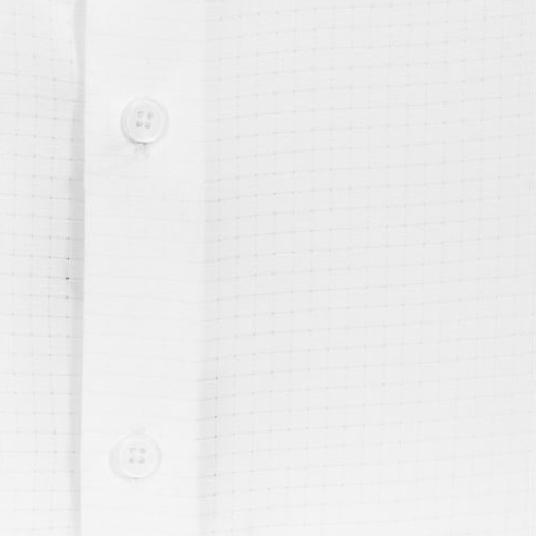 Áo Sơ Mi Nam Tay Dài Aristino ALS08009 Màu Trắng Caro Dệt Lỗ Kiểu Dáng Slim Fit Chất Liệu Nano