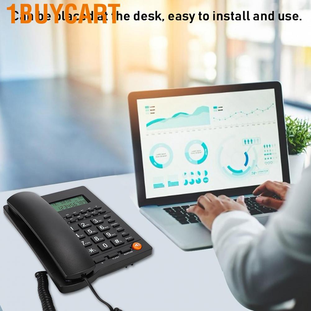1 Cuộn Dây Hiển Thị ID Màn Hình Điện Thoại Để Bàn Không Ồn Tái Sử Dụng Cho Nhà / Văn Phòng Khách Sạn