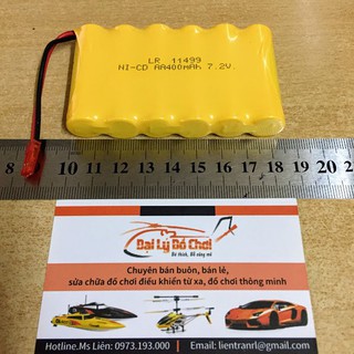 Pin sạc 7.2v dung lượng 400mah chân đỏ jst tại rubyrc