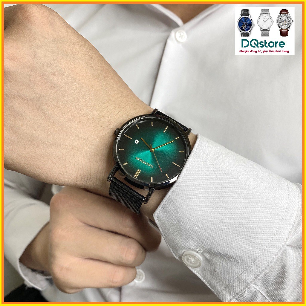 ( Mã FSS08MAY3 giảm 20k cho đơn 50k ) Đồng hồ nam GADYSON phiên bản 2021, dây lụa cao cấp, chống nước tốt 3ATM