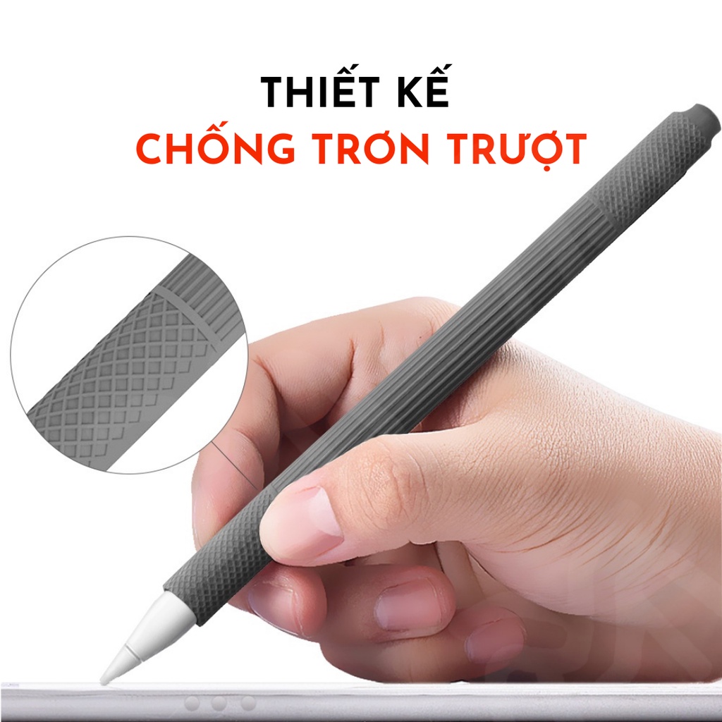 Vỏ ốp Case cho bút Apple Pencil 2 (Gen 2) - Silicon cao cấp - Tiện lợi, dễ sử dụng (AP21)