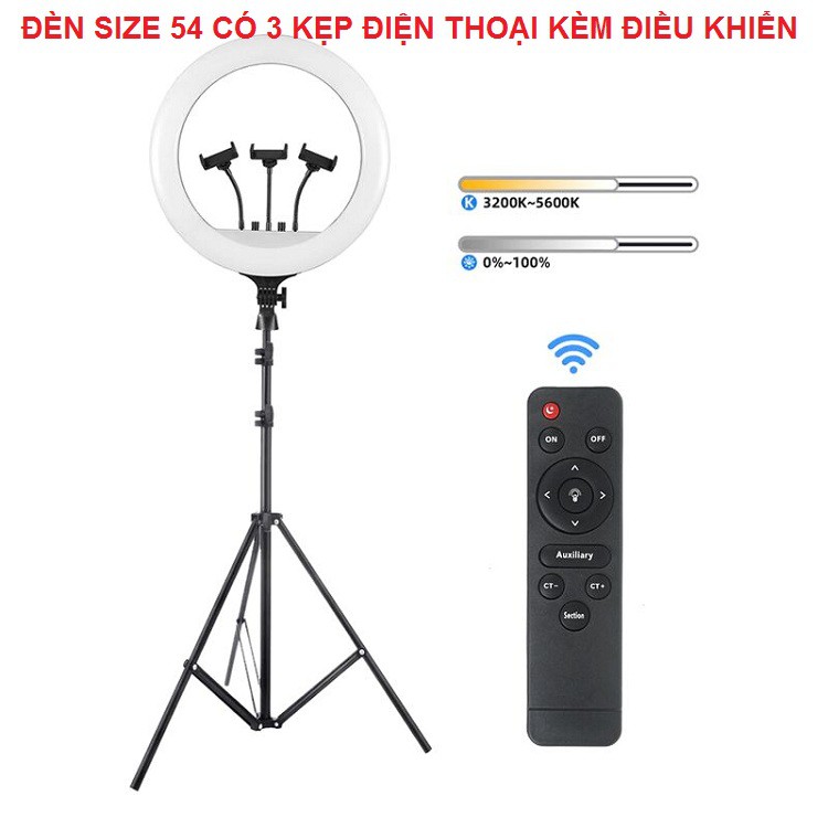 ĐÈN HỖ TRỢ BÁN HÀNG, ĐÈN LIVE STREAM, SIZE 54, 45, 33, 26, 20  - CHỤP HÌNH QUAY CAMERA