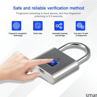 Ổ khóa vân tay thông minh mini chống trộm chống nước