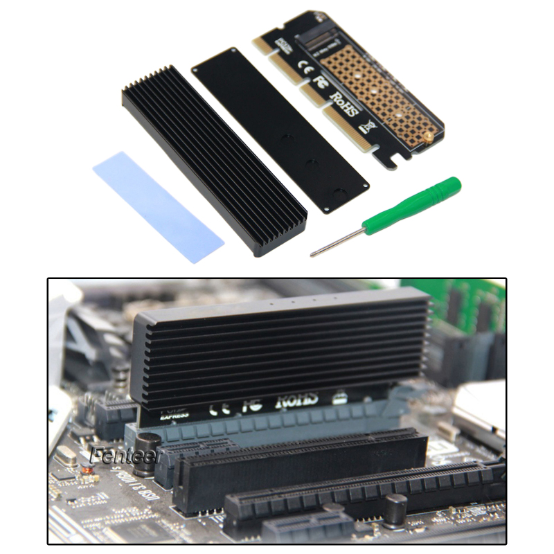 Bộ Chuyển Đổi M.2 Nvme Ssd Sang Pcie Express 3.0 X4 X8 X16 Adapter Pci Express 2280 Size