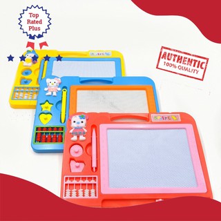 Bảng viết từ tự xóa thông minh HELLO KITTY - CHÚ ẾCH - Gà Mái