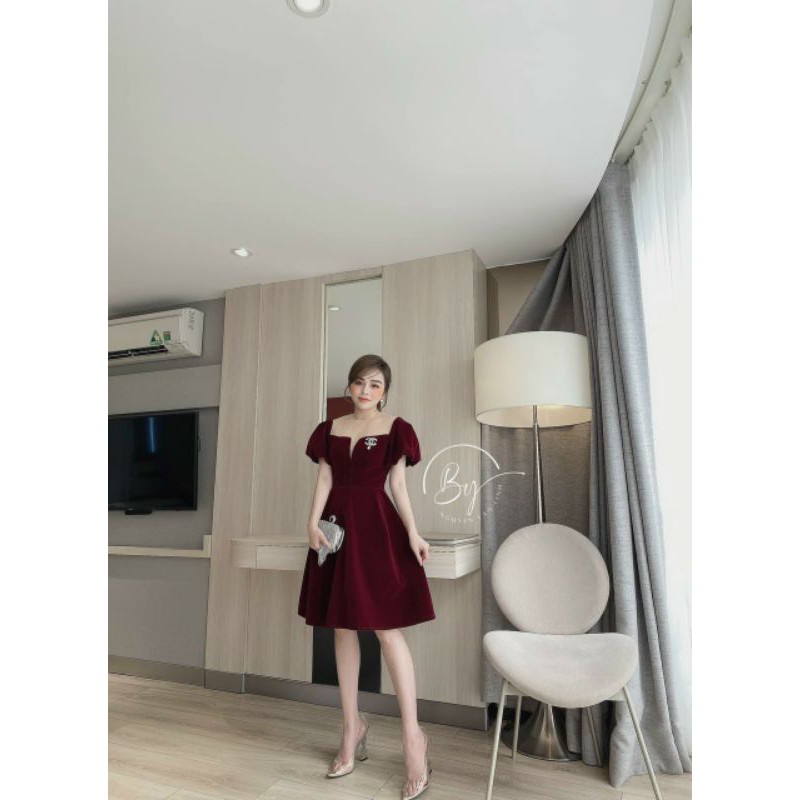 Đầm nhung bigsize 55 đến 90 ký | BigBuy360 - bigbuy360.vn