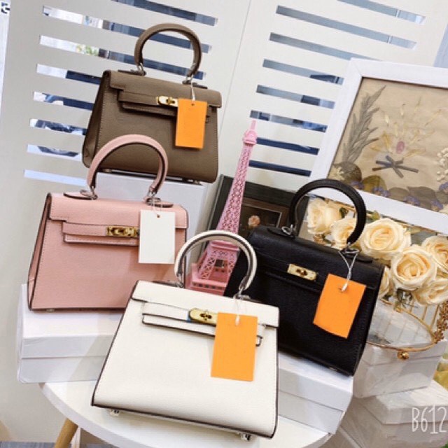 Túi xách nữ hm phối màu ,túi HM cao cấp siêu đẹp da sần giá rẻ phong cách vintage