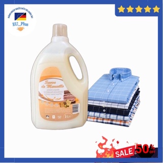 Combo 2 can nước giặt savon de marseille 3l date mới nhất 2024 - pháp sản xuất tại bỉ - lưu hương quần áo lâu giữ màu tố
