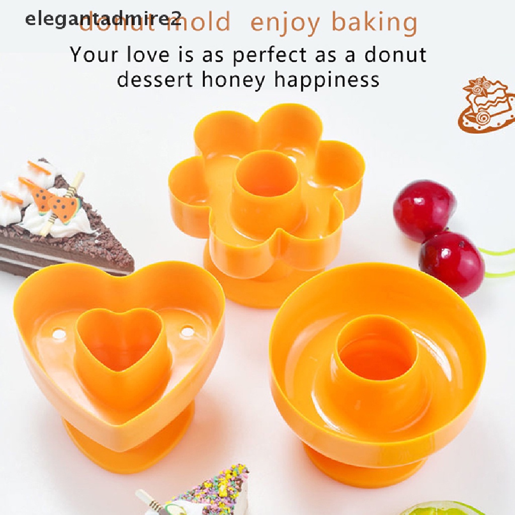 Khuôn Làm Bánh Donut Trái Tim / Hoa Mận / Hoa Đào Xinh Xắn