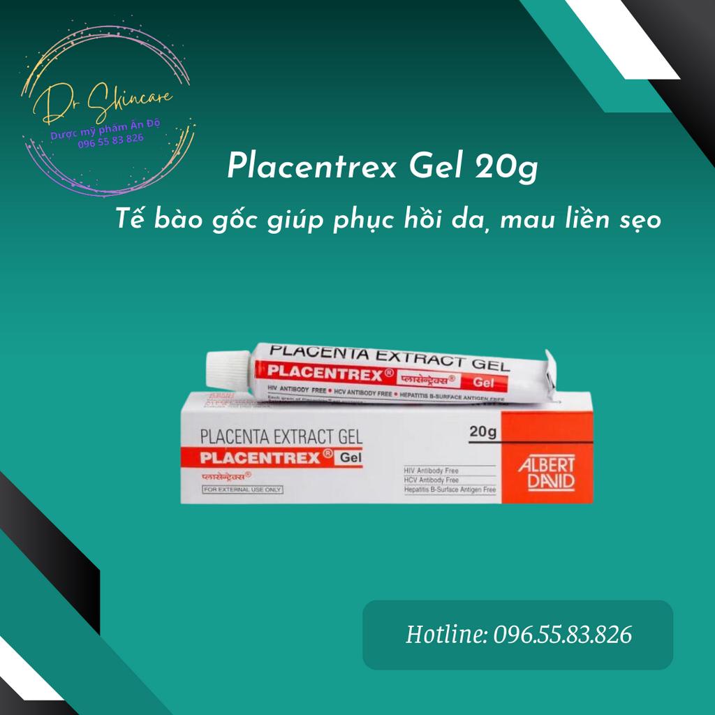 Placentrex Gel - tế bào gốc cho da tổn thương, lăn kim, nặn mụn 20g