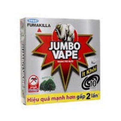 nhang muỗi Jumbo Vape hương hoa (hộp 10 khoanh)