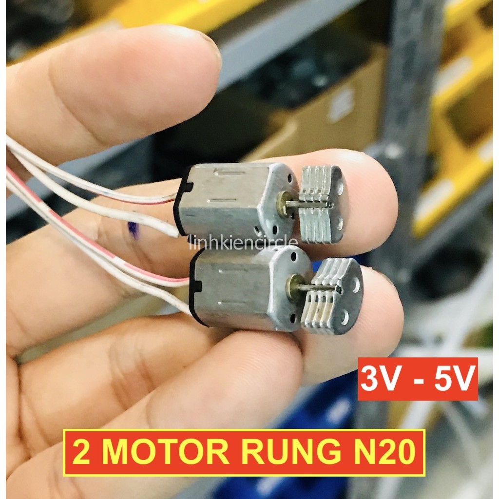 2 cái - motor rung mini n20 3V - 3.7V lực rung lớn - LK0264