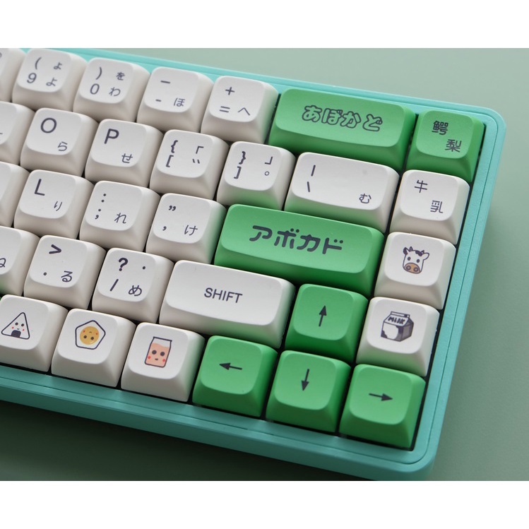 Keycap PBT XDA Shimmer, Milk kiểu in Dyesub nút bàn phím cơ phù hợp nhiều loại bàn phím cơ bản