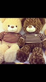 Gấu bông Teddy khổ vải 1m( Size thật 80cm)