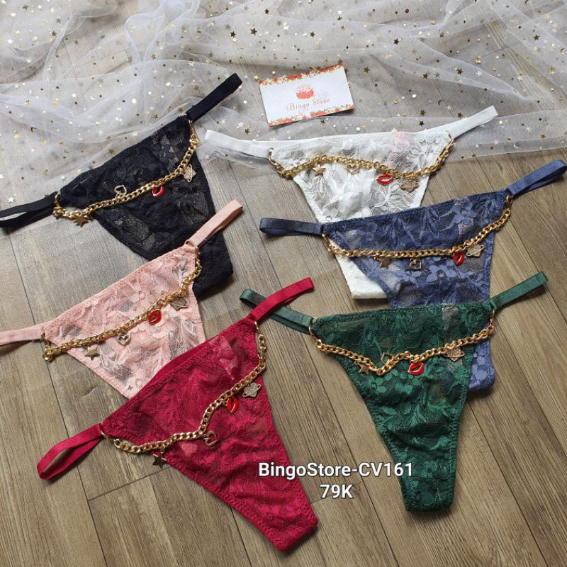 Quần ren dây charm CV161