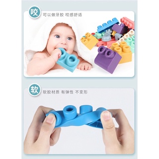 THÙNG LEGO NHỰA DẺO SIZE TO CHO BÉ TỪ 6M