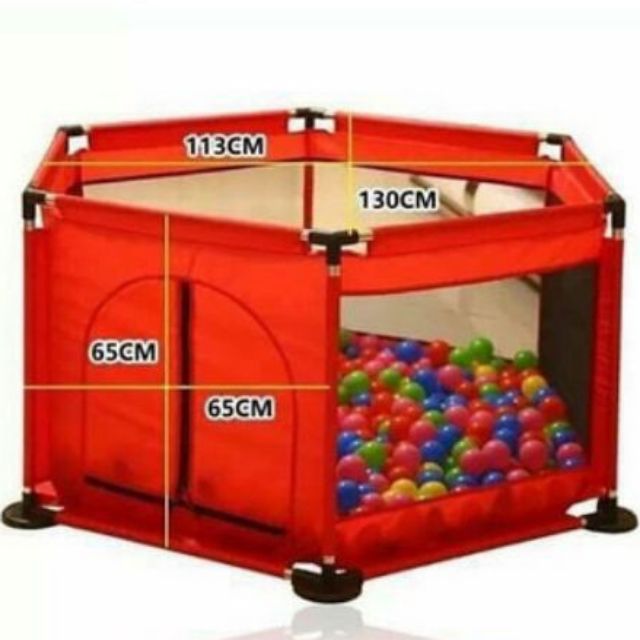 Miễn ship Quây bóng khiêm cũi quây cho bé tiện lợi tặng kèm bóng