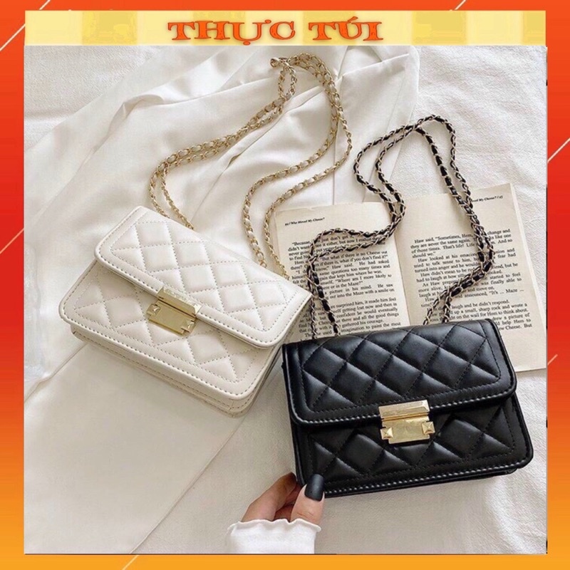 Túi đeo chéo đeo vai đi choi đẹp Bản 2 ngăn cao cấp