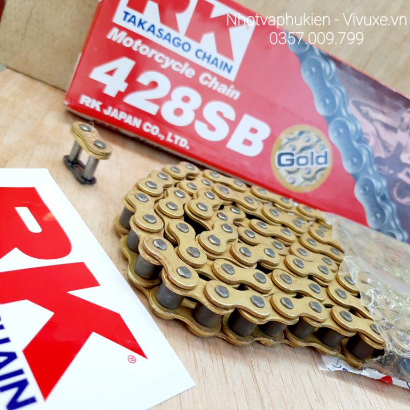 Sên RK Vàng 9 li 428SB Gold Chính Hãng