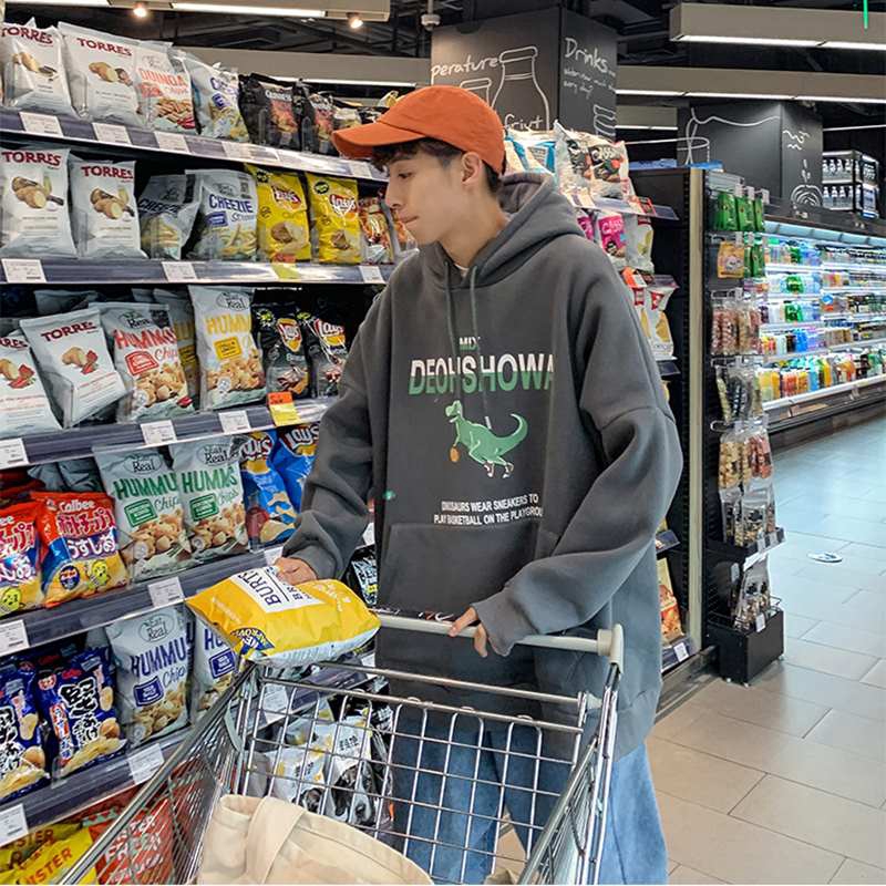 Áo Hoodie Form Rộng Phong Cách Hàn Quốc Cho Nam Nữ