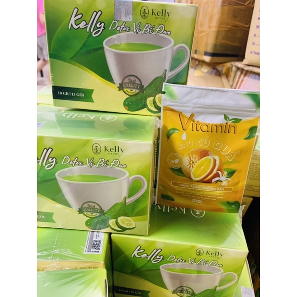 TRÀ BÍ ĐAO KELLY DETOX MẪU MỚI