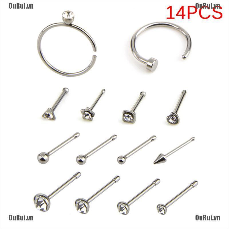 Bộ 14 Chiếc Thân Pha Lê Bằng Thép Không Gỉ