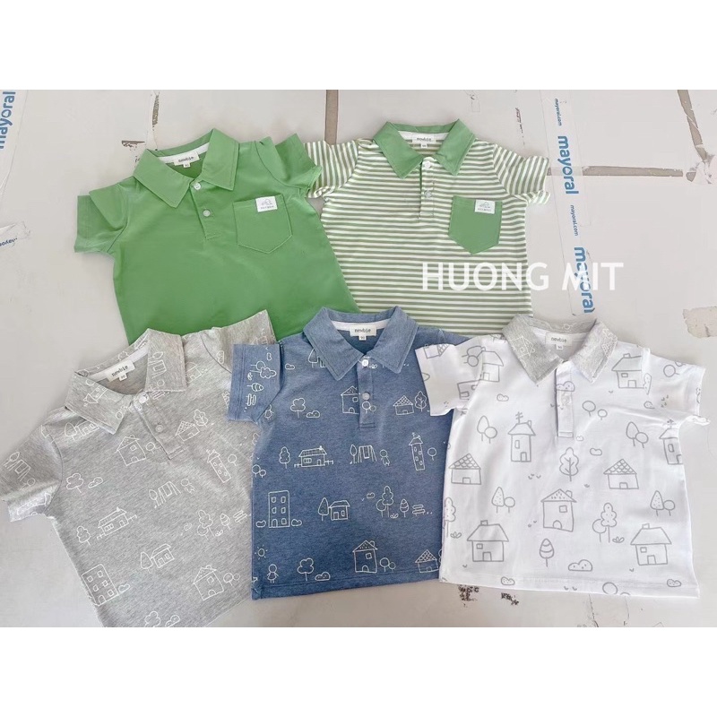 Áo polo cotton hãng Newbie tuồn dư cho bé