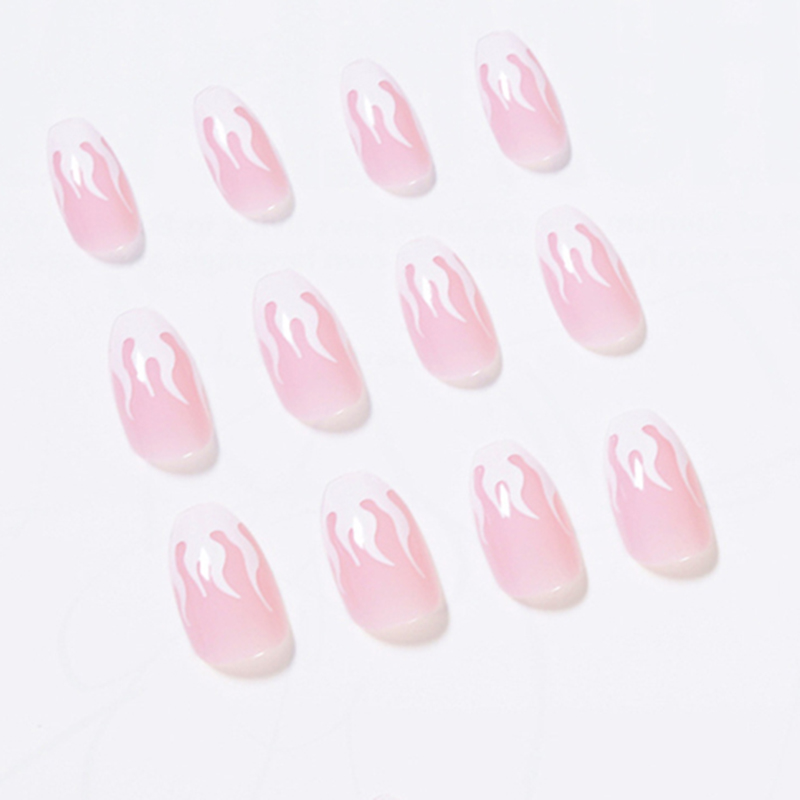 Miếng Dán Móng Giả Hình Ngọn Lửa Độc Đáo