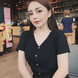 Áo Thun Tăm Cổ Tim Hit Hot 2019