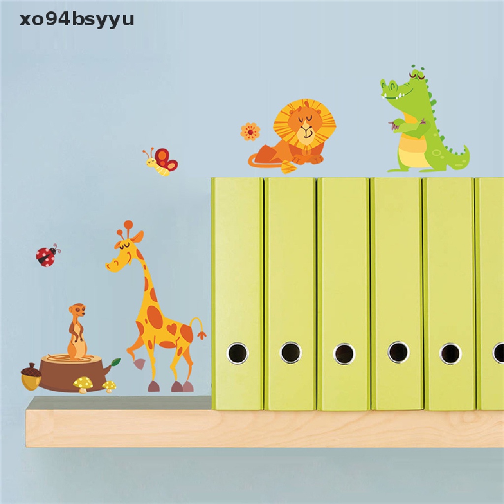 Sticker Dán Tường Hình Động Vật Dễ Thương Bắt Mắt xo94bsyyu