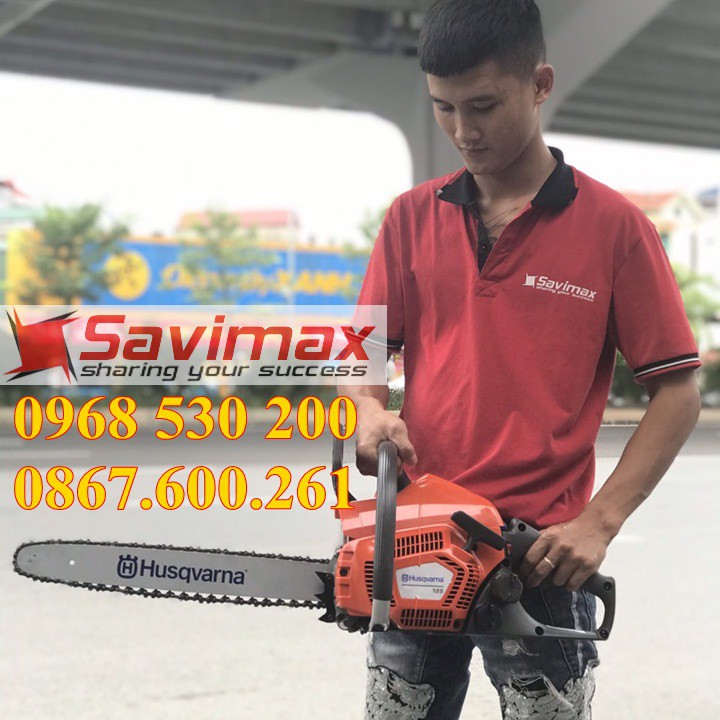 Máy cưa xích chạy xăng Husqvarn, Máy cưa cầm tay giá rẻ, Máy cưa cây gỗ, máy cưa cầm tay -BẢO HÀNH 12 THÁNG