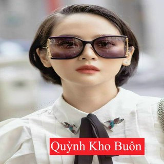 Kính mát nữ Thanh Lý lỗi nhẹ NSX kính thời trang cao cấp - gọng bo tròn mảnh Đẹp - dễ đeo - Quỳnh Kho Buôn GC 0592