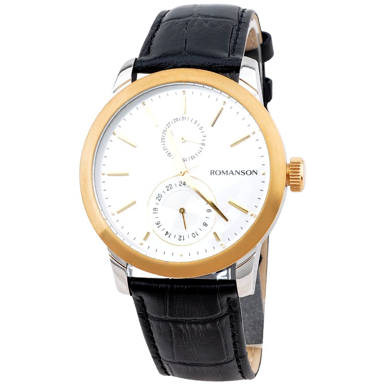 Đồng hồ nam chính hãng Hàn Quốc Romanson TL2647BMCWH, máy Thụy Sĩ, miễn phí thay pin - Galle Watch