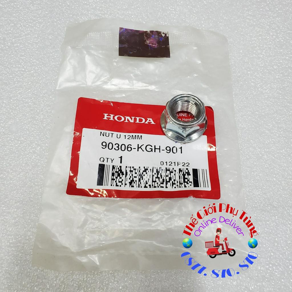 Tán bánh sau Sonic (12mm)  zin Honda Indo - 90306-KGH-901