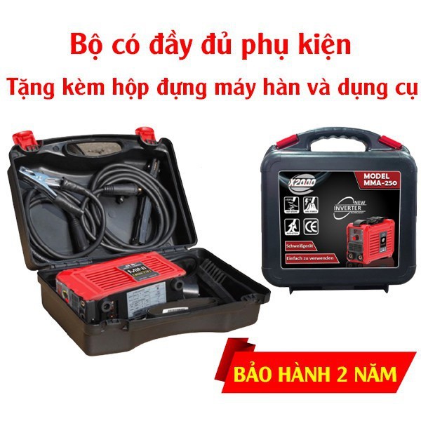 Máy hàn điện X2000 đa năng xách tay mini chất lượng cao máy hàn điện tử đầy đủ phụ kiện chính hãng