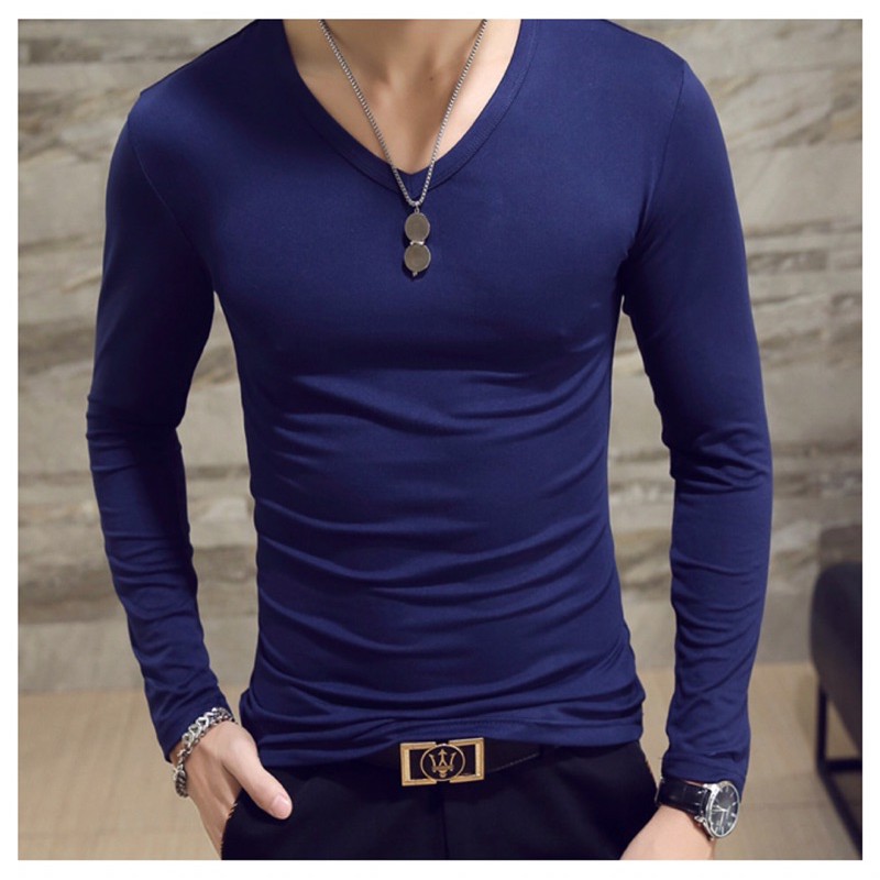 Áo thun dài tay nam - áo  thu đông nam mẫu mới 2020 | BigBuy360 - bigbuy360.vn