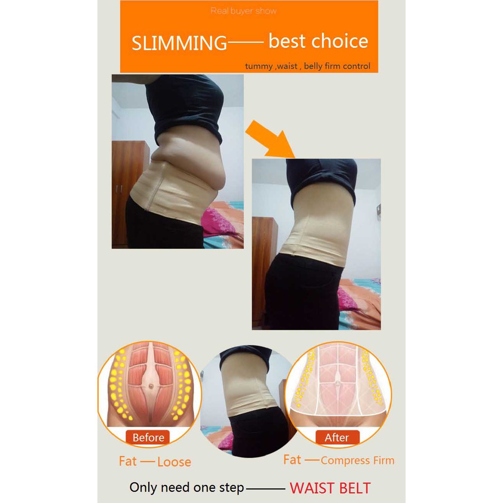 Popkozzi Đai Nịt Bụng Định Hình Eo Thon