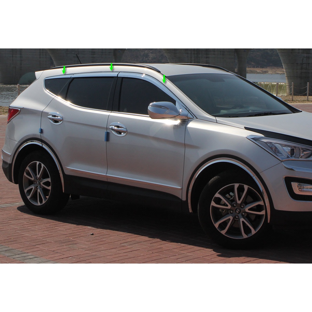 Vè che mưa mạ Hyundai Santafe 2013, 2014, 2015, 2016, 2017, 2018