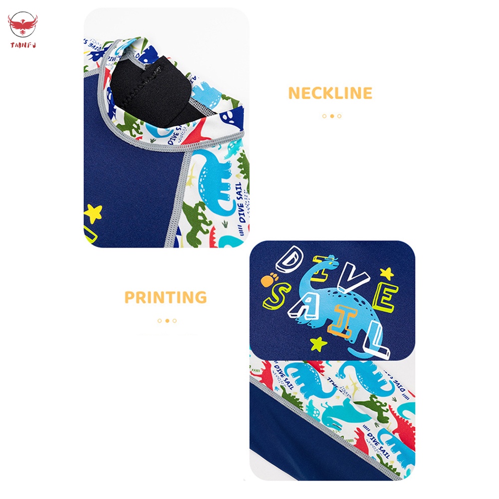 Bộ Đồ Bơi Lặn Một Mảnh Tay Dài Chống Nắng Siêu Bền Thời Trang Cho Bé