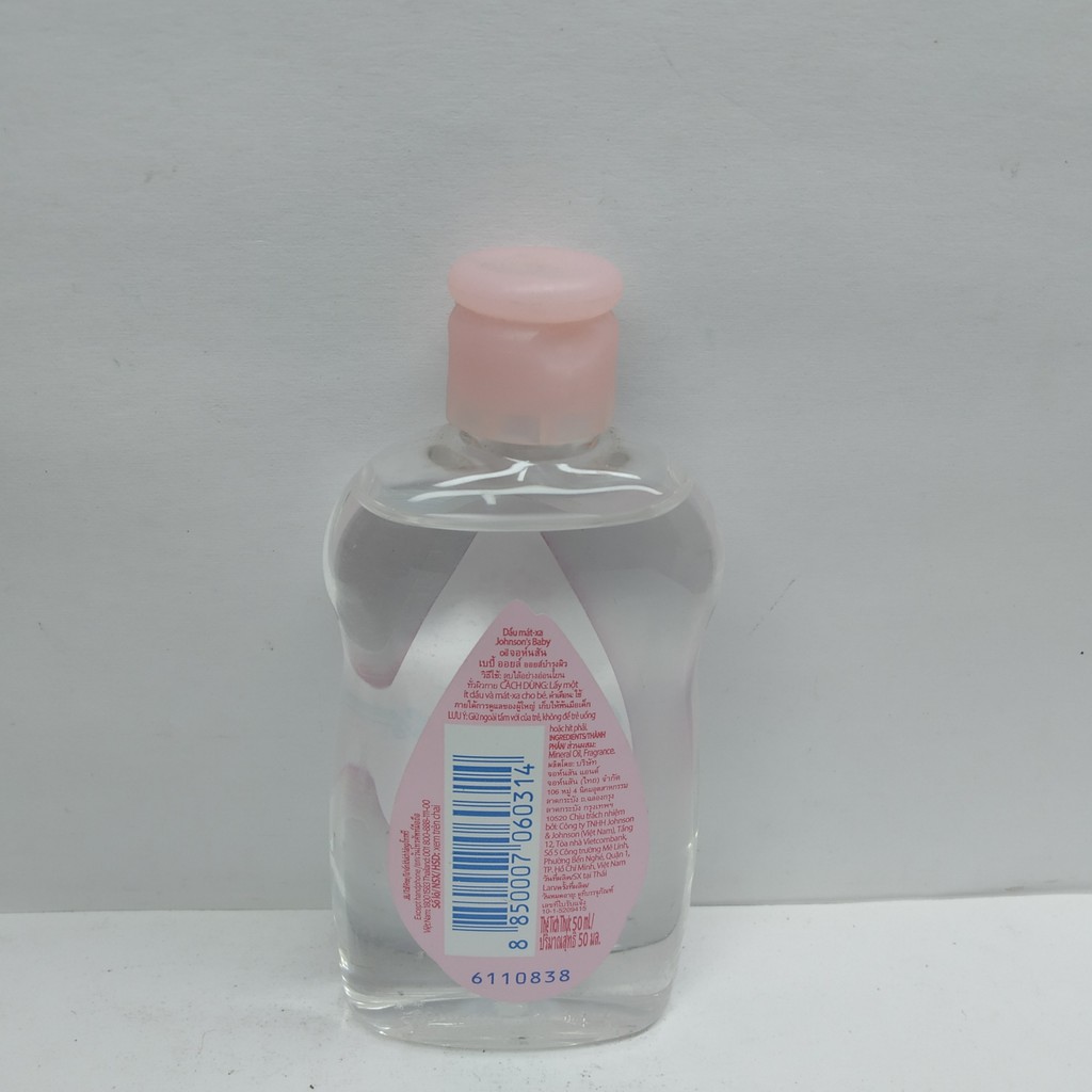 Dầu massage & dưỡng ẩm Johnson's baby oil 50ml