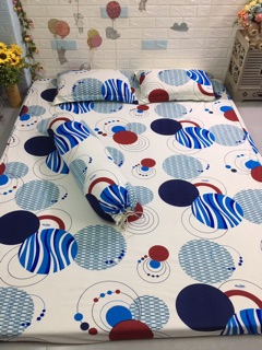 Bộ Drap thun Hàn Quốc size M6 (4 món)