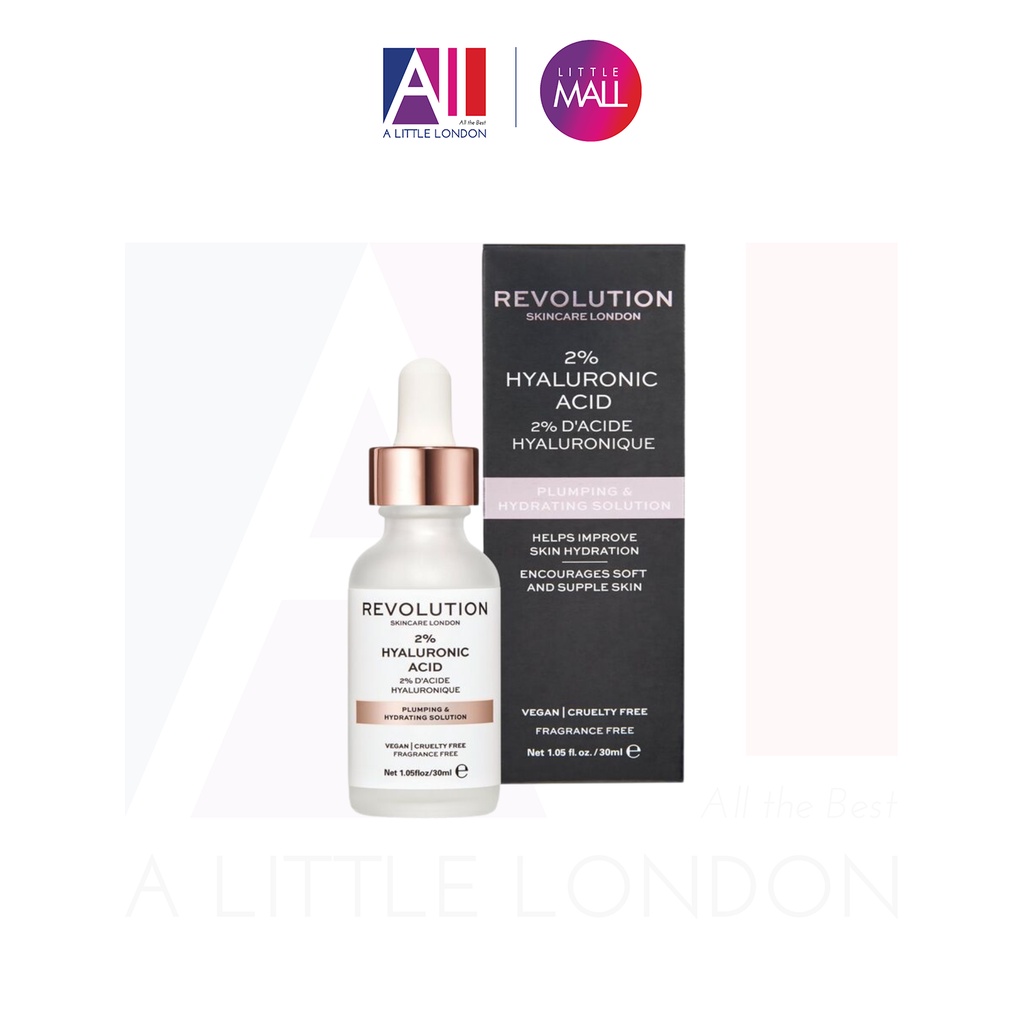 [TOP 1 SHOPEE] Tinh chất dưỡng ẩm Revolution Skincare 2% Hyaluronic Acid Serum 30ml (Bill Anh)