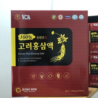 Nước Hồng Sâm JEONG WON (30Gói x80ml)