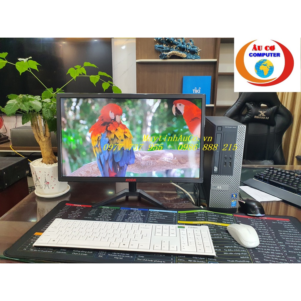 Bộ máy tính để bàn ( PC ) Đồng bộ dell i5 / 8G / SSD 256G , Màn hình 22 inch full HD( full ) ,Bảo hành 2 năm Chính hãng