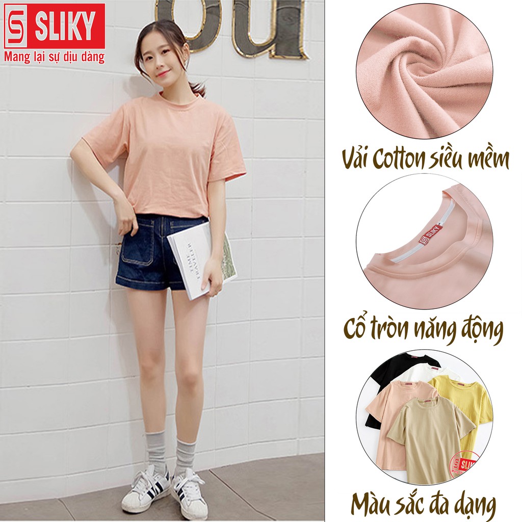 ÁO THUN trơn nhiều Màu UNISEX