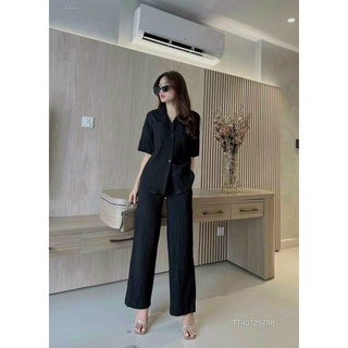 Set đũi sơ mi gân cộc