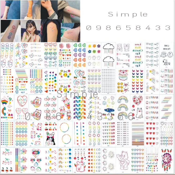 COMBO 30 HÌNH STICKER SIÊU CUTE ( <100 HÌNH)