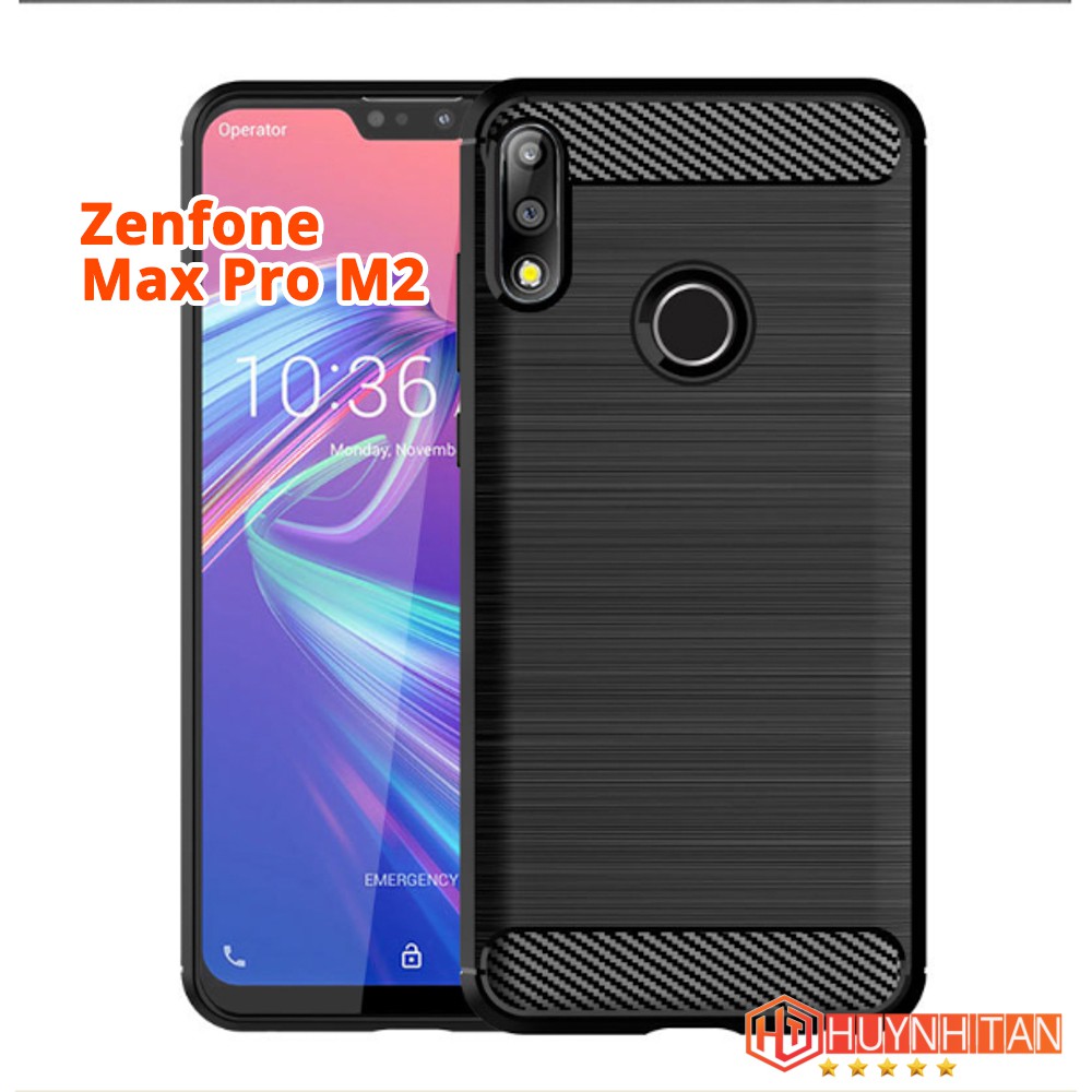 Ốp lưng Zenfone Max Pro M2 (ZB613KL) cao su chống sốc phay xướt