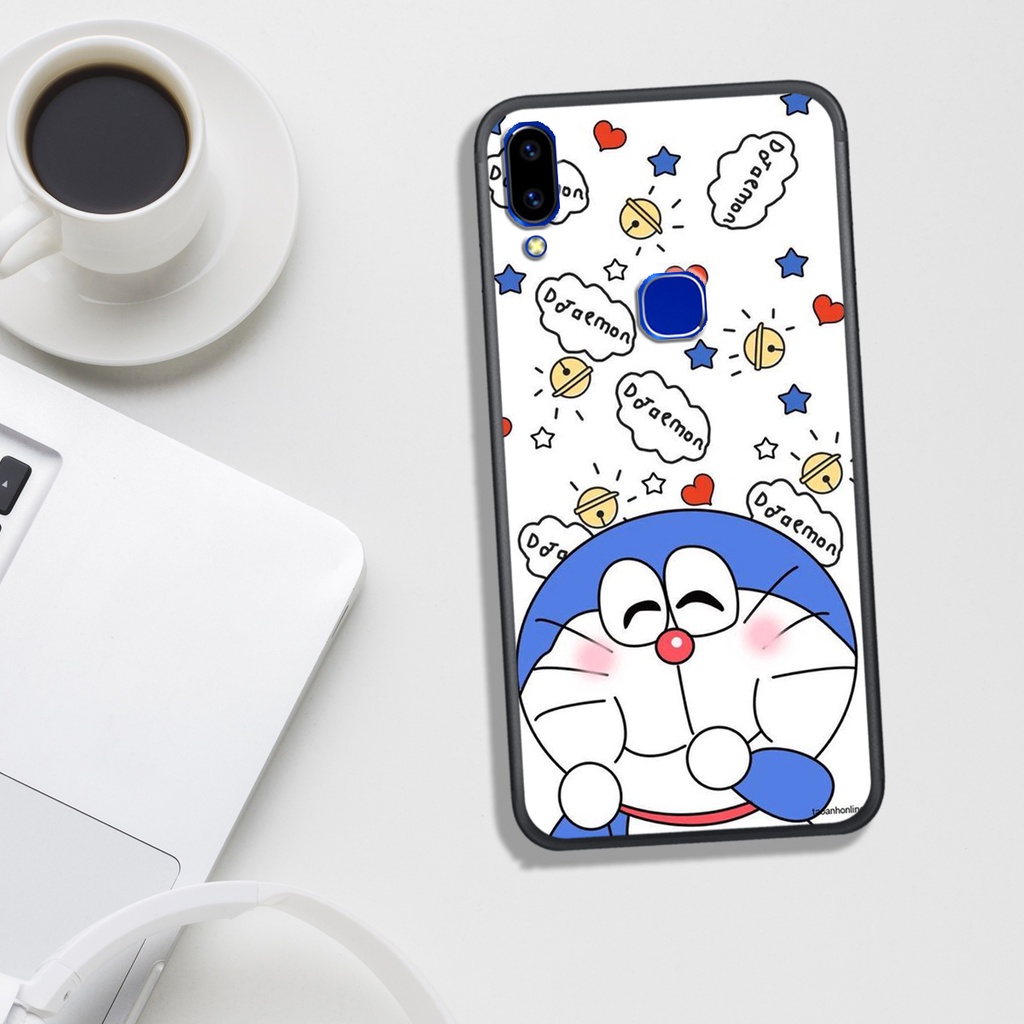 ỐP LƯNG VIVO Y71/V9/Y85/Y95/Y97/Y91,  IN HÌNH CHÚ MÈO MÁY DOREMON.