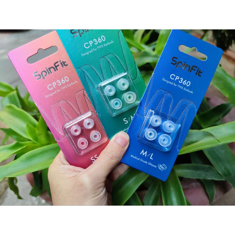 Núm cao su Siêu mềm Spinfit CP360 cho tai nghe không dây True Wireless
